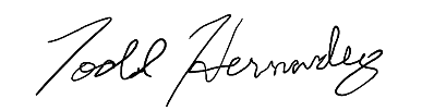 President Hernandez Signature